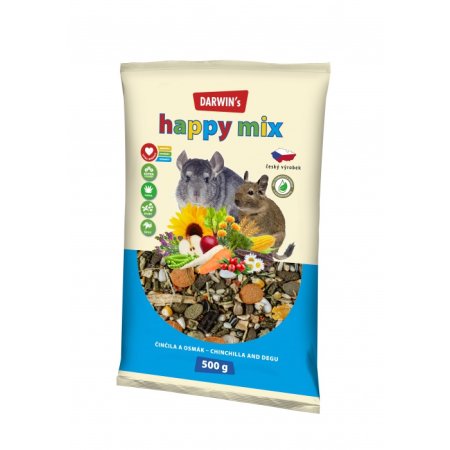 DARWINS činčila & osmák happy mix 500 g