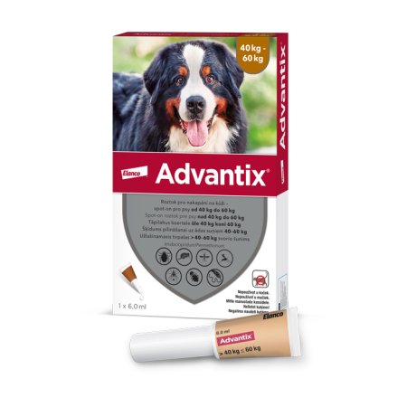 Advantix Spot On 1x6ml pro psy nad 40-60kg