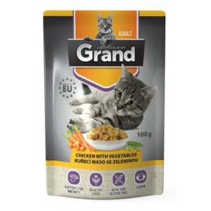 GRAND deluxe kapsička kuřecí maso se zeleninou 100 g