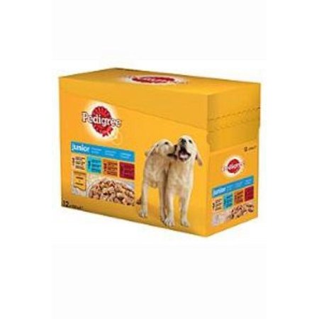 PEDIGREE kapsička Junior mixovaný výběr s rýží v želé 12pack 1200 g