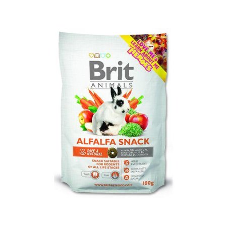 Brit Animals Alfalfa Snack for Rodents 100g