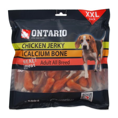 ONTARIO Snack Chicken Jerky + Calcium 500g