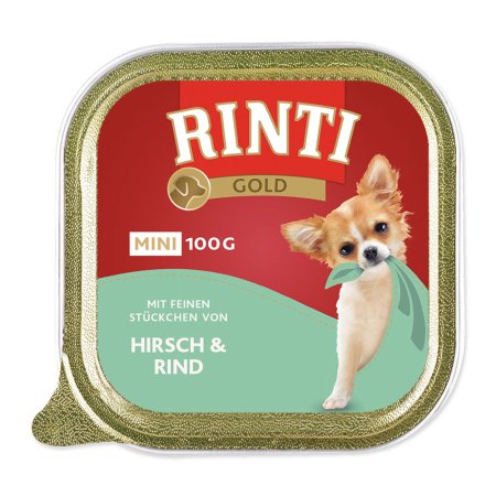 Vanička RINTI Gold jelen + hovězí 100g