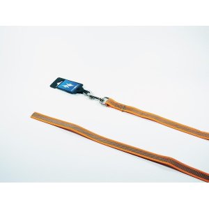 PROFIZOO Stopovací šňůra pogumovaná s karabinou (20mm x 1000cm) oranžová