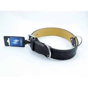 PROFIZOO Obojek HERRY zdobený vlisem (35mm x 60cm) černá