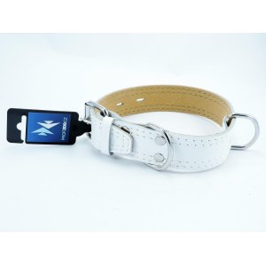 PROFIZOO Obojek HERRY obšitý (35mm x 50cm) bílá