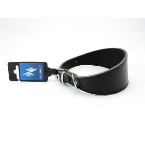 PROFIZOO Obojek kožený, CHRT (42cm) černá