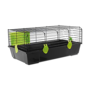 Klec SMALL ANIMAL Matěj černá se zelenou výbavou