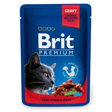 Brit Premium Cat Beef Stew & Peas 100g