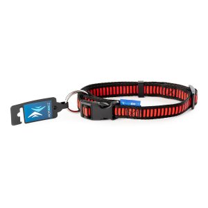 PROFIZOO Obojek popruh ŽEBŘÍK (25mm x 40-66cm) červená