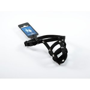 PROFIZOO Náhubek YORKSHIRE - pletený, popruh č.0 černá