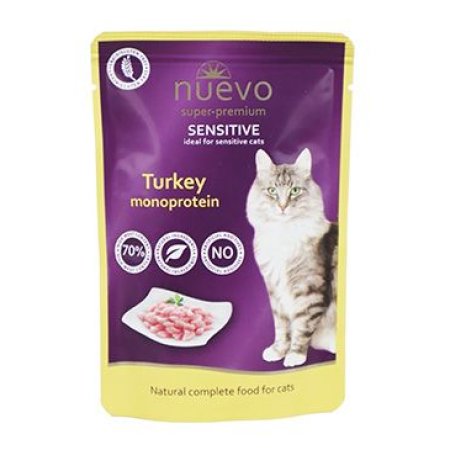 Nuevo kočka sensitive Krůtí monoprotein 85g