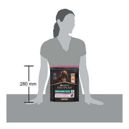 PRO PLAN Small & Mini Adult Sensitive Skin granule pro psy losos 700 g