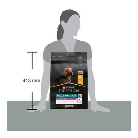 PRO PLAN Small & MiniI Adult 9+ Age Defence granule pro psy kuře 3 kg