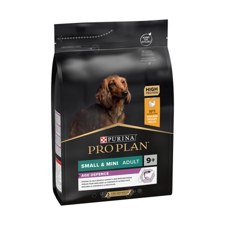 PRO PLAN Small & MiniI Adult 9+ Age Defence granule pro psy kuře 3 kg