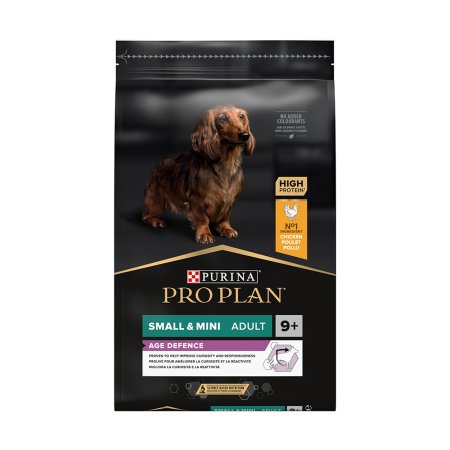 PRO PLAN Small & Mini Adult 9+ Age Defence granule pro psy kuře 7 kg