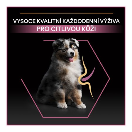 PRO PLAN Medium Puppy Sensitive Skin granule pro štěňata losos 3 kg