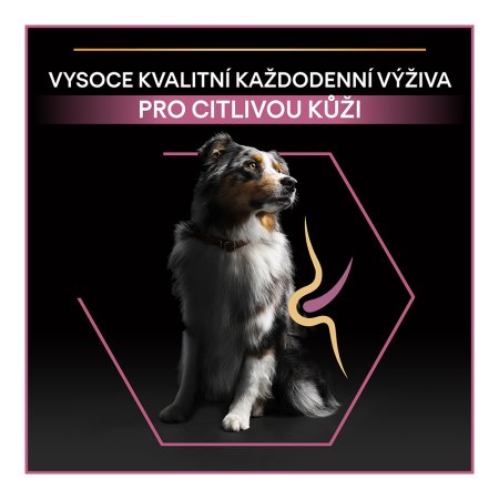 PRO PLAN Medium Adult Sensitive Skin granule pro psy losos 3 kg