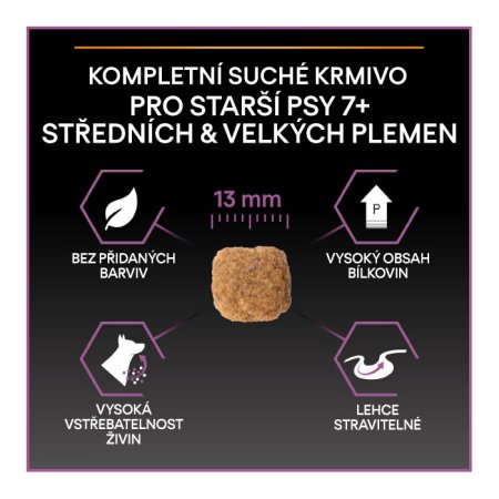 Pro Plan Medium & Large Adult 7+ kuře 14 kg