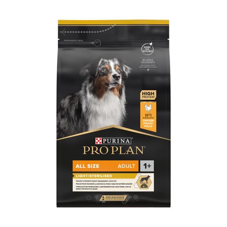Pro Plan All Size Adult Light kuře 3 kg
