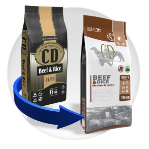 DELIKAN CD Beef and rice 15 kg