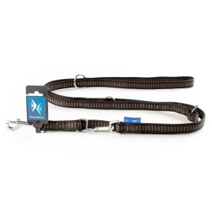 PROFIZOO Vodítko přep. popruh ŽEBŘÍK (25mm x 240cm) hnědá