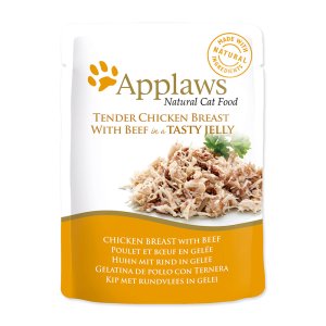 Applaws kapsička Cat JELLY kuřecí prsa a hovězí v želé 70 g