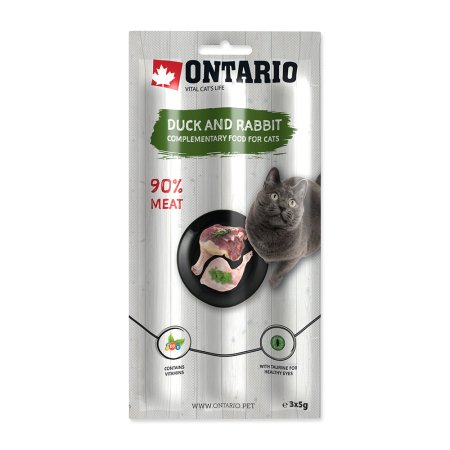 ONTARIO Stick for cats Duck & Rabbit 15 g