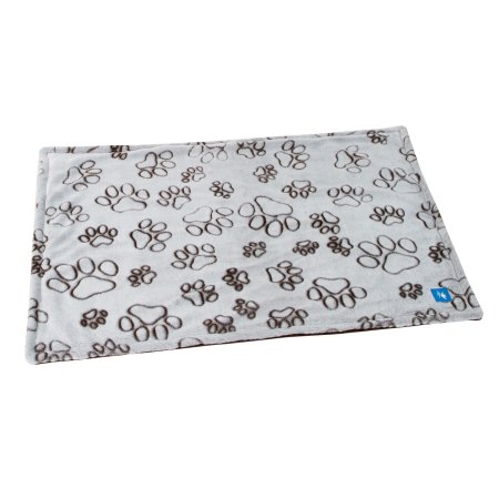 PROFIZOO Fleece Deka dvouvrstvá De Luxe 60 x 38 cm hnědá tlapka