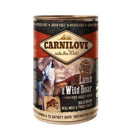 Carnilove Wild Meat Lamb & Wild Boar 400g