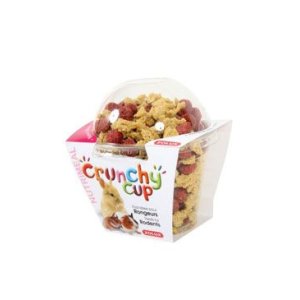 Pochutka CRUNCHYCUP mrkev/řepa pro hlodavce 130g Zolux