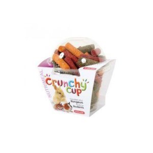Pochutka CRUNCHYCUP mrkev/řepa pro hlodavce 130g Zolux