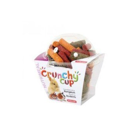 Pochutka CRUNCHYCUP mrkev/řepa pro hlodavce 130g Zolux