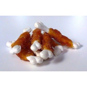 Kost kalciová obalená králičím masem-250g