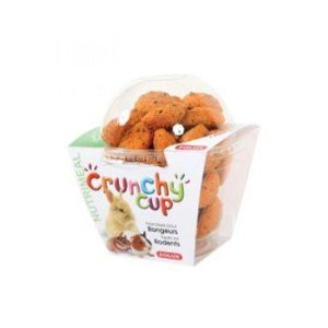 Pochoutka CRUNCHYCUP mrkev/len pro hlod 200g Zolux