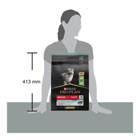 PRO PLAN Medium Puppy Sensitive Digestion granule pro štěňata jehněčí 3 kg