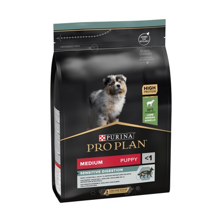 PRO PLAN Medium Puppy Sensitive Digestion granule pro štěňata jehněčí 3 kg