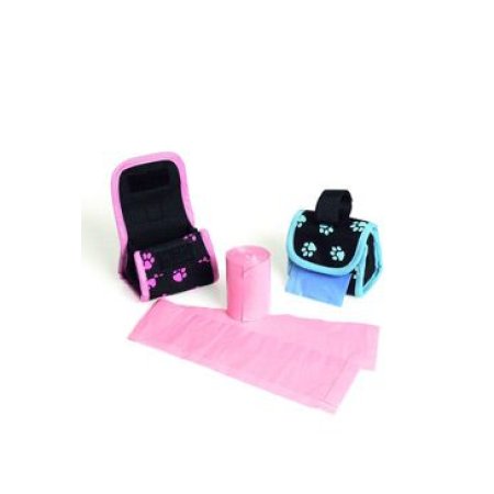 Taška růžová se sáčky - 2x20 ks