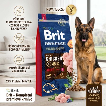 Brit Premium by Nature Adult L 15 kg