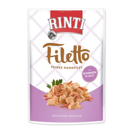 Kapsička RINTI Filetto kuře + šunka v želé 100g