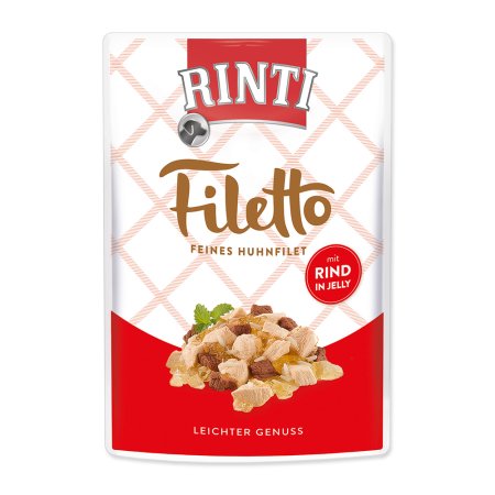 Kapsička RINTI Filetto kuře + hovězí v želé 100 g