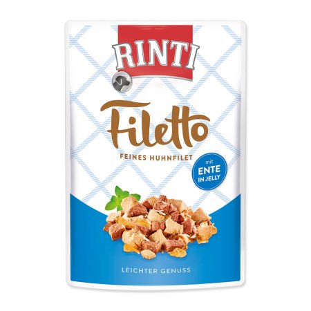 Kapsička RINTI Filetto kuře + kachna v želé 100g