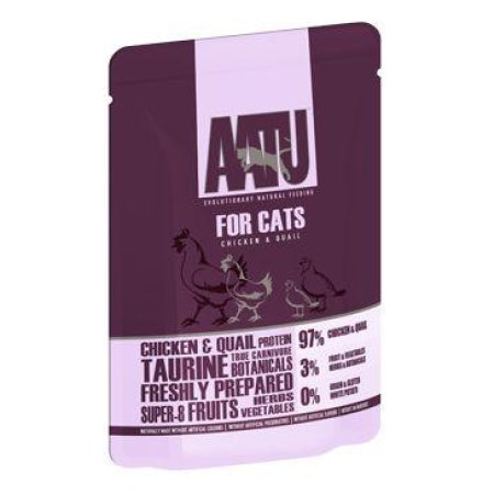 AATU Cat Chicken n Quail kapsička 85g