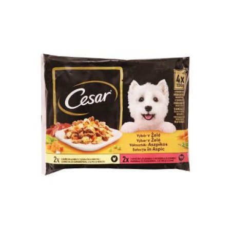 CESAR kapsička Selection v želé 4pack 400 g