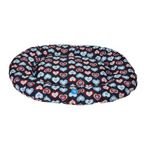 PROFIZOO Odolný Polštář standard č.0 40cm vzor červená srdíčka (Spylon)