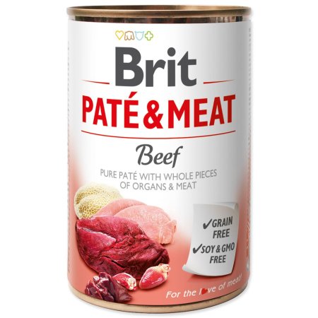Brit Dog konz Paté & Meat Beef 400g