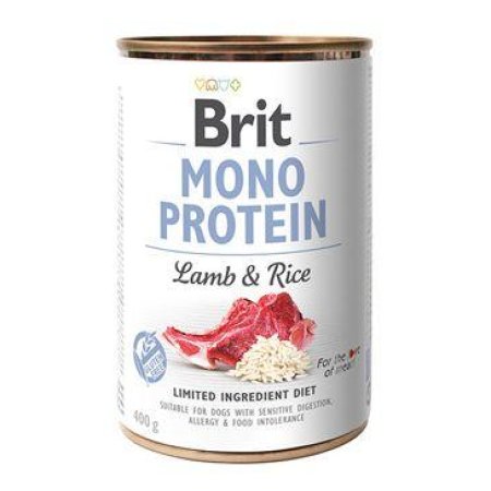 Brit Dog konz Mono Protein Lamb & Brown Rice 400g