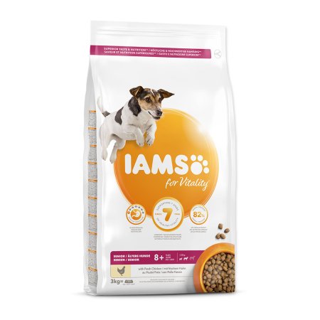 IAMS Dog Senior Small & Medium Chicken 3 kg