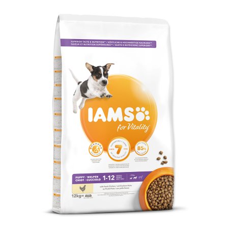 IAMS Dog Puppy Small & Medium Chicken 12 kg