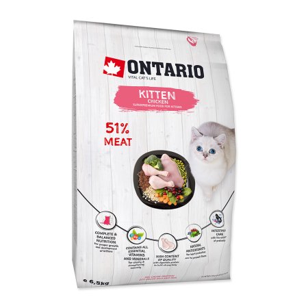 ONTARIO Kitten Chicken 6,5kg